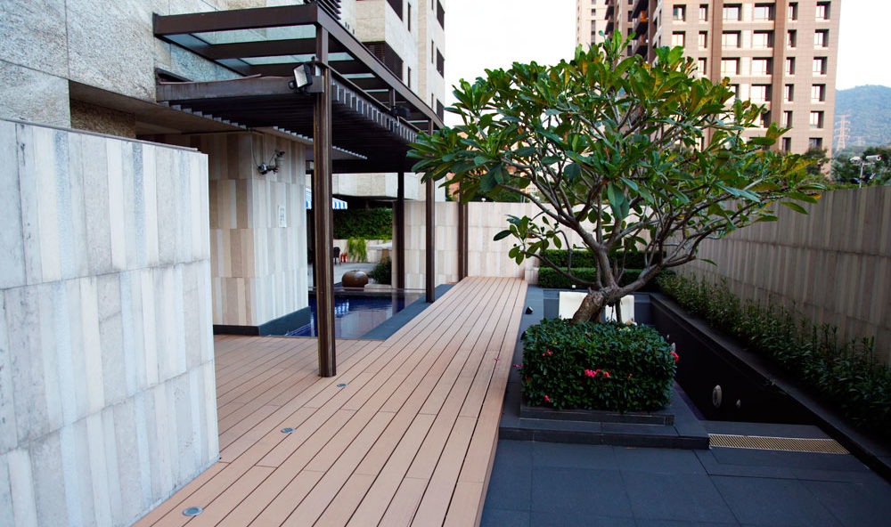 泳池平台-Composite Decking-真禾機電-慕夏四季│氶鋒建材│Doozer Wood│WPC│優美木│塑膠木│環塑木│環保木│合成木│環保塑木│塑膠仿木│環保塑合木│木塑複合材料│綠建材