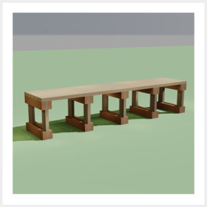 Doozer Wood 優美木-WPC塑木系列座椅 | 設計款式 | 人字亭椅